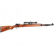 Snow Wolf 98K Spring Sniper Rifle & Scope - Wood