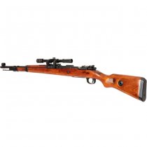 Snow Wolf 98K Spring Sniper Rifle & Scope - Wood