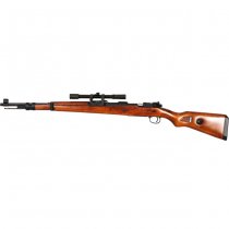 Snow Wolf 98K Spring Sniper Rifle & Scope - Wood