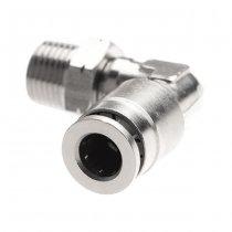 EpeS HPA 6mm Hose Coupling 90 Degree - Outer 1/8 NPT