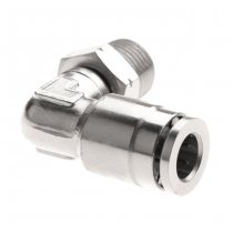 EpeS HPA 6mm Hose Coupling 90 Degree - Outer 1/8 NPT