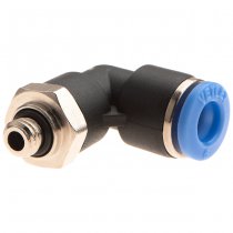 EpeS HPA 6mm Hose Coupling 90 Degree - Outer M6 Thread