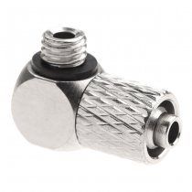 EpeS HPA 6mm Hose Coupling & Screwed Catch 90 Degree - Outer M5 Thread