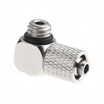 EpeS HPA 6mm Hose Coupling & Screwed Catch 90 Degree - Outer M6 Thread