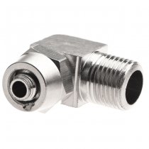 EpeS HPA 6mm Hose Coupling & Screwed Catch 90 Degree - Outer 1/8 NPT