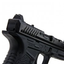 EMG Strike Industries ARK-17 Comp Gas Blow Back Pistol - Black