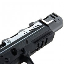 EMG Strike Industries ARK-17 Comp Gas Blow Back Pistol - Black / Grey