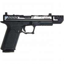 EMG Strike Industries ARK-17 Comp Gas Blow Back Pistol - Black / Silver