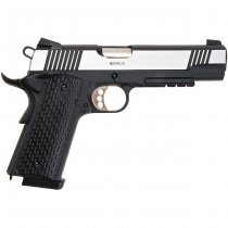 Army R28 Gas Blow Back Pistol - Black / Silver