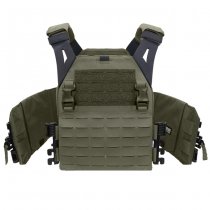 Warrior Laser Cut LPC Low Profile Carrier Solid Sides V1 - Ranger Green M