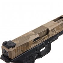 RWA Agency Arms EXA Gas Blow Back Pistol - Cerakote Multicam Arid