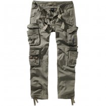 Brandit Pure Slim Fit Trousers - Olive - XL