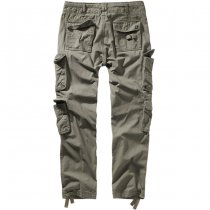 Brandit Pure Slim Fit Trousers - Olive - XL