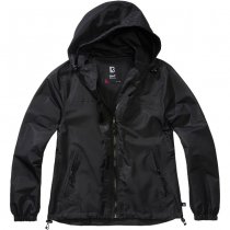 Brandit Ladies Summer Windbreaker Frontzip - Black - XS