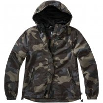 Brandit Ladies Summer Windbreaker Frontzip - Dark Camo