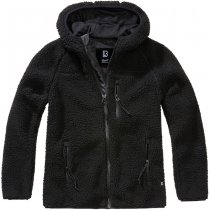 Brandit Ladies Teddyfleecejacket Hood - Black