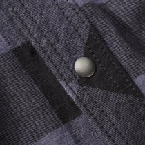 Brandit Checkshirt Sleeveless - Black / Grey - M