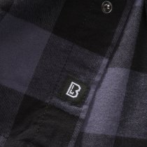 Brandit Checkshirt Sleeveless - Black / Grey - M