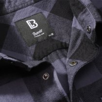 Brandit Checkshirt Sleeveless - Black / Grey - L