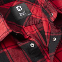 Brandit Checkshirt Sleeveless - Red / Black - L