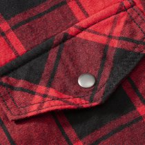 Brandit Checkshirt Sleeveless - Red / Black - 4XL