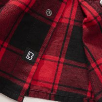 Brandit Checkshirt Sleeveless - Red / Black - 6XL