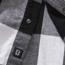 Brandit Checkshirt Sleeveless - White / Black - L