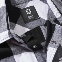 Brandit Checkshirt Sleeveless - White / Black - 4XL