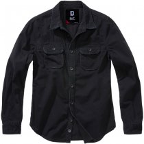 Brandit Ladies Vintageshirt Longsleeve - Black - 5XL
