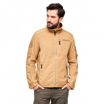 Brandit Fleecejacket Ripstop - Camel - L