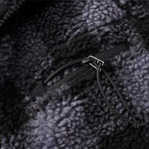Brandit Teddyfleece Jacket - Black / Grey - S