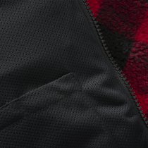 Brandit Teddyfleece Jacket - Red / Black - S