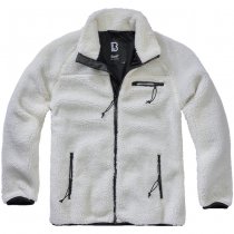 Brandit Teddyfleece Jacket - White - S