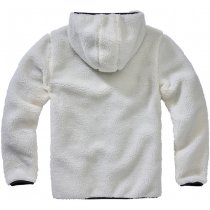 Brandit Teddyfleece Worker Pullover - White - L