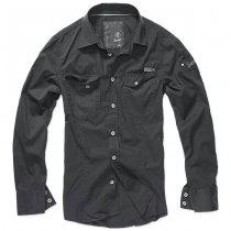 Brandit Shirt Slim - Black - 7XL