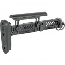 5KU PT-1 LCT / GHK / Cyma AK Telescopic Side Folding Buttstock Gen. 2 - Black