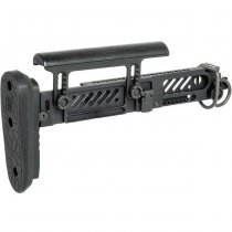 5KU PT-1 E&L AK Telescopic Side Folding Buttstock Gen. 2 - Black