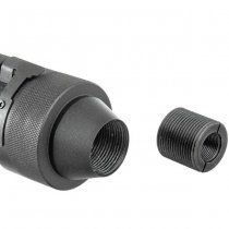 5KU PBS-4 Aluminium Silencer 24mm CW & 14mm CCW - Black