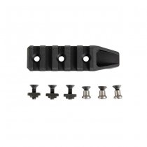 5KU M-LOK & KeyMod Compatible 5 Slot Rail Section - Black