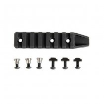 5KU M-LOK & KeyMod Compatible 7 Slot Rail Section - Black