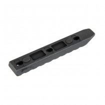 5KU M-LOK & KeyMod Compatible 9 Slot Rail Section - Black