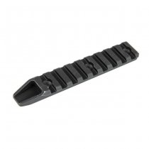 5KU M-LOK & KeyMod Compatible 9 Slot Rail Section - Black