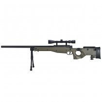 WELL L96 MB08 Spring Sniper Rifle Set - Olive