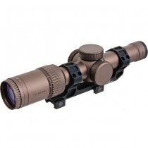 Ares 1-6x24 Illuminated Scope & Mount - Bronze