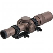 Ares 1-6x24 Illuminated Scope & Mount - Bronze