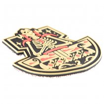 JTG Ghost Ship Skull Rubber Patch - Desert