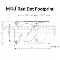 Vector Optics MOJ Red Dot Riser Weaver Mount