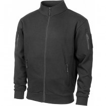 MFH Tactical Sweatjacket - Black - M