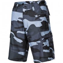 MFH BW Bermuda Shorts Side Pockets - Skyblue
