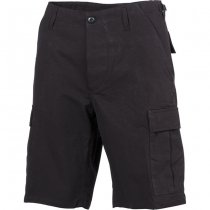 MFH US Bermuda Shorts Ripstop - Black